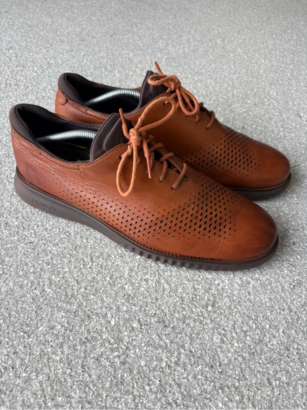 Cole Haan Men's 2.ZERØGRAND Laser Wingtip Oxfords size 11.5